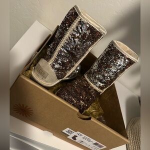 UGG classic short sparkle boots
